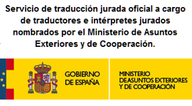 Le enviamos la traducción jurada de italiano a su domicilio en Fonelas